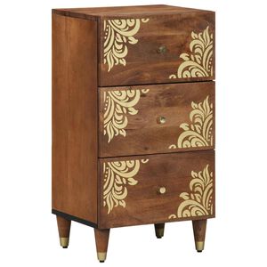 vidaXL Aparador Marr&oacute;n 40 x 33 x 75 cm Madera de mango maciza