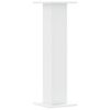 vidaXL Soportes de plantas 2 uds madera ingenier&iacute;a blanco 30x30x95 cm