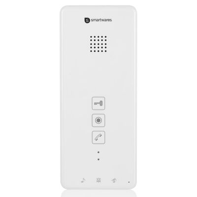 Smartwares Extensión portero automático audio blanco 20,5x8,6x2,1 cm