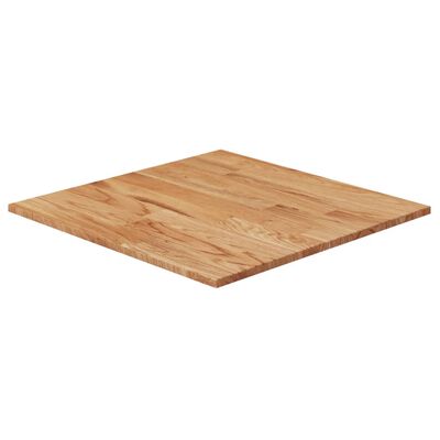 vidaXL Tablero de mesa cuadrado madera roble marrón claro 60x60x1,5 cm