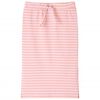 vidaXL Falda recta infantil con rayas rosa 104