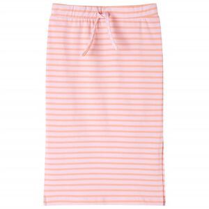 Falda recta infantil con rayas rosa 104