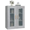 vidaXL Armario de pared colgante gris Sonoma 69,5x34x90 cm
