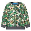 Sudadera infantil azul petr&oacute;leo claro 116