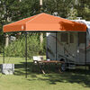 vidaXL Carpa Dosel Manual Naranja 243 x 243 x 251 cm tela