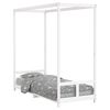vidaXL Estructura de cama para ni&ntilde;os madera de pino blanco 80x200 cm