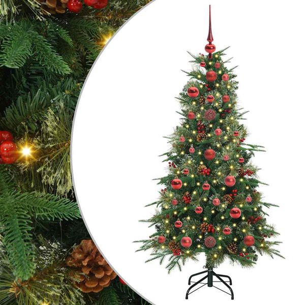 vidaXL &Aacute;rbol de Navidad artificial con ramas articuladas Verde 120 cm