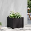 vidaXL Arriate de jard&iacute;n PP gris antracita 43x43x35 cm