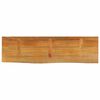 vidaXL Tablero de mesa borde natural madera maciza mango 120x30x2,5 cm