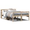 vidaXL Cama para personas mayores con cabecero madera maciza 140x200cm