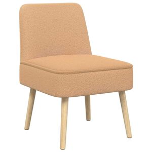 vidaXL Silla de estilo zueco Beige