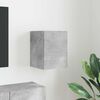 vidaXL Mueble de TV Montado en la Pared Concreto 30 x 31 x 40 cm