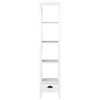 vidaXL Estantería con 1 cajón de MDF blanco 40x30x170 cm