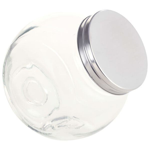 vidaXL Tarro de caramelos 6 unidades 1400 ml 15,5x10,5x15 cm
