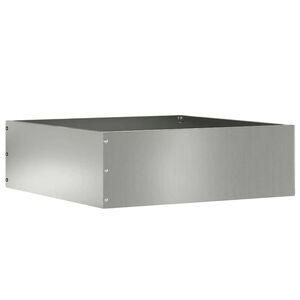 vidaXL Borde de C&eacute;sped Plateado 40 x 40 x 13 cm Acero Galvanizado