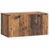 vidaXL Mueble para TV de pared Madera envejecida 59,5 x 31 x 30 cm