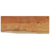 vidaXL Estante pared rectangular madera acacia borde vivo 50x20x2,5 cm