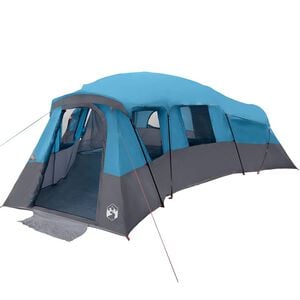vidaXL Tienda Familiar con techo Azul 762 x 655 x 218 cm tafet&aacute;n