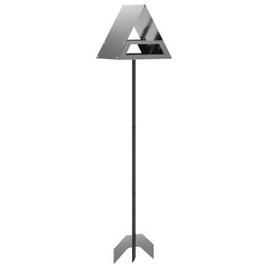 vidaXL Comedero para Aves Acero Galvanizado Plateado