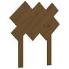 vidaXL Cabecero de cama madera maciza pino marr&oacute;n miel 72,5x3x81 cm