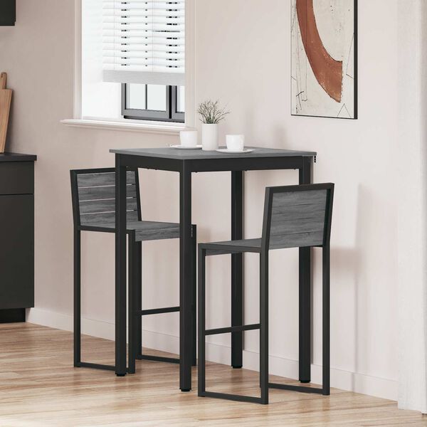 vidaXL Mesas de comedor Madera de ingenier&iacute;a