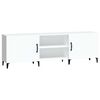 vidaXL Mueble para TV madera de ingenier&iacute;a blanco 150x30x50 cm