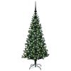 vidaXL &Aacute;rbol de Navidad Artificial Preiluminado Verde 120 cm