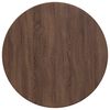 vidaXL Encimera Marr&oacute;n roble &Oslash; 70 x 1,5 cm Madera de ingenier&iacute;a