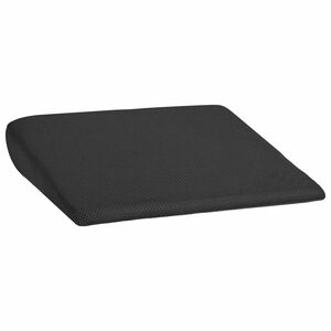 vidaXL Almohada para el asiento Negro 39 x 38 x 8,5 cm Espuma PU