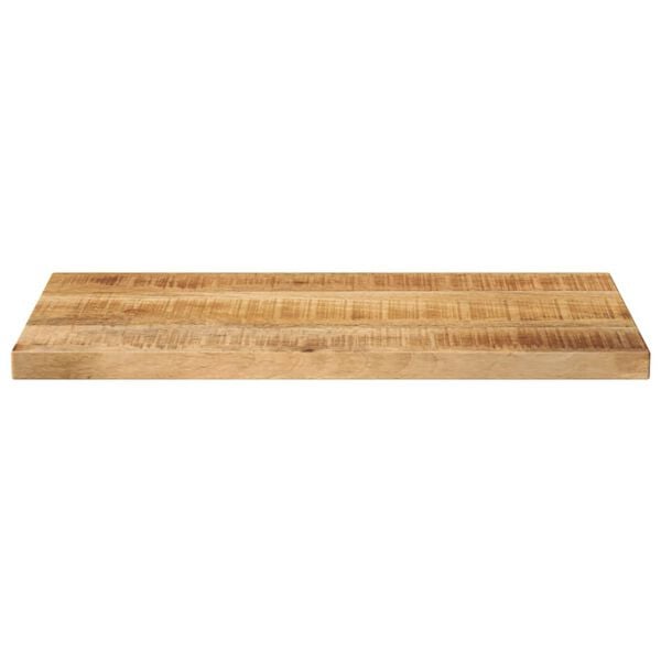 vidaXL Tablero de mesa rectangular madera mango rugosa 40x30x3,8 cm