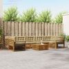 vidaXL Conjunto de sof&aacute;s de exterior con coj&iacute;n 8 pcs Natural y Beige