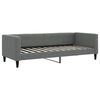 vidaXL Sofá cama nido tela gris oscuro 80x200 cm