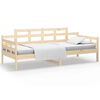 vidaXL Sof&aacute; cama madera maciza de pino 90x190 cm