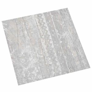 vidaXL Tablones de suelo autoadhesivos Gris 30,5 x 30,5 cm 20 uds. PVC