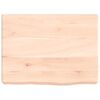 vidaXL Estante de pared madera maciza roble sin tratar 40x30x(2-6) cm