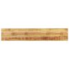 vidaXL Tablero de mesa rectangular madera mango rugosa 140x40x3,8 cm