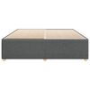 vidaXL Cama sin colch&oacute;n tela gris oscuro 200x200 cm