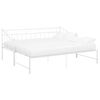 vidaXL Sof&aacute; cama extra&iacute;ble sin colch&oacute;n metal blanco 90x200cm