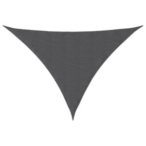 vidaXL Toldo vela triangular tela Oxford gris antracita 2,5x2,5x3,5 m