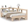 vidaXL Cama con estanter&iacute;a sin colch&oacute;n madera maciza de pino 120x190cm