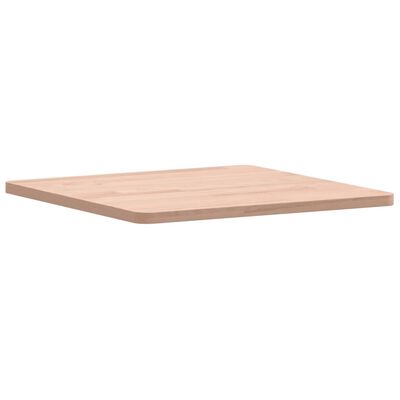 Tablero de mesa cuadrado de madera maciza de haya 40x40x1.5 cm