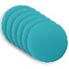 vidaXL Funda de almohada 6 pcs HEERLEN Tuquesa &Oslash; 30 cm Poli&eacute;ster