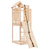 vidaXL Parque infantil con pared de escalada madera maciza de pino