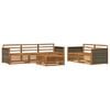vidaXL Conjunto de sof&aacute;s de exterior 6 pcs Natural