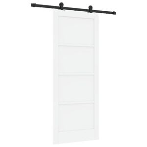 vidaXL Puerta Corredera ORKDAL Blanco 83 x 202 cm