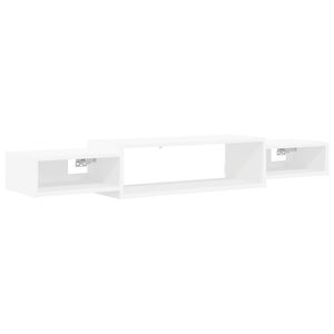 vidaXL Mueble de TV Montado en la Pared Montada en la pared Blanco