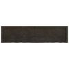 vidaXL Encimera de baño madera tratada marrón oscuro 160x40x(2-4) cm