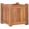 vidaXL Arriate elevado madera maciza de teca 30x30x30 cm