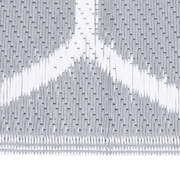 vidaXL Alfombra de exterior ARAKIL gris 80x250 cm PP