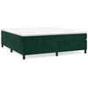 vidaXL Estructura Estructura de cama con somier terciopelo verde oscuro 180x200 cm